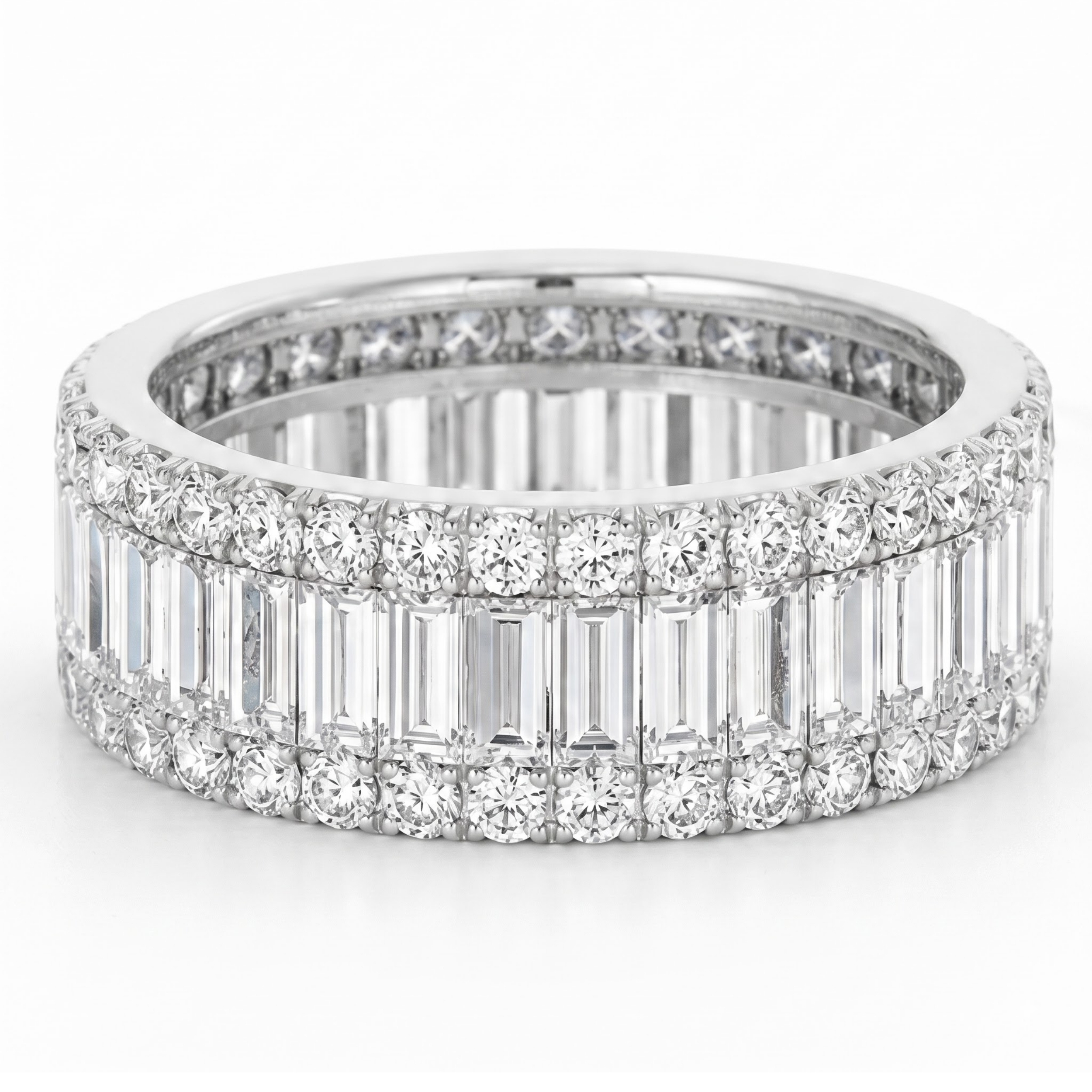 Litzaa Channel Set Full Eternity Diamond Ring