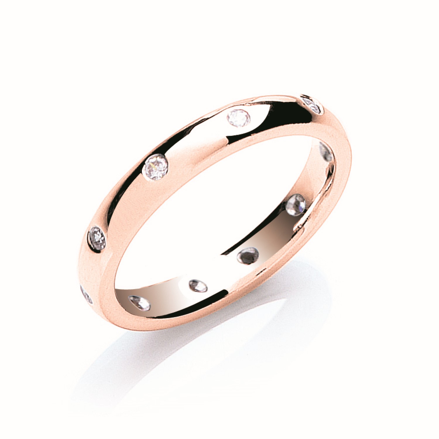 Aubree Natural Diamond  Wedding Ring