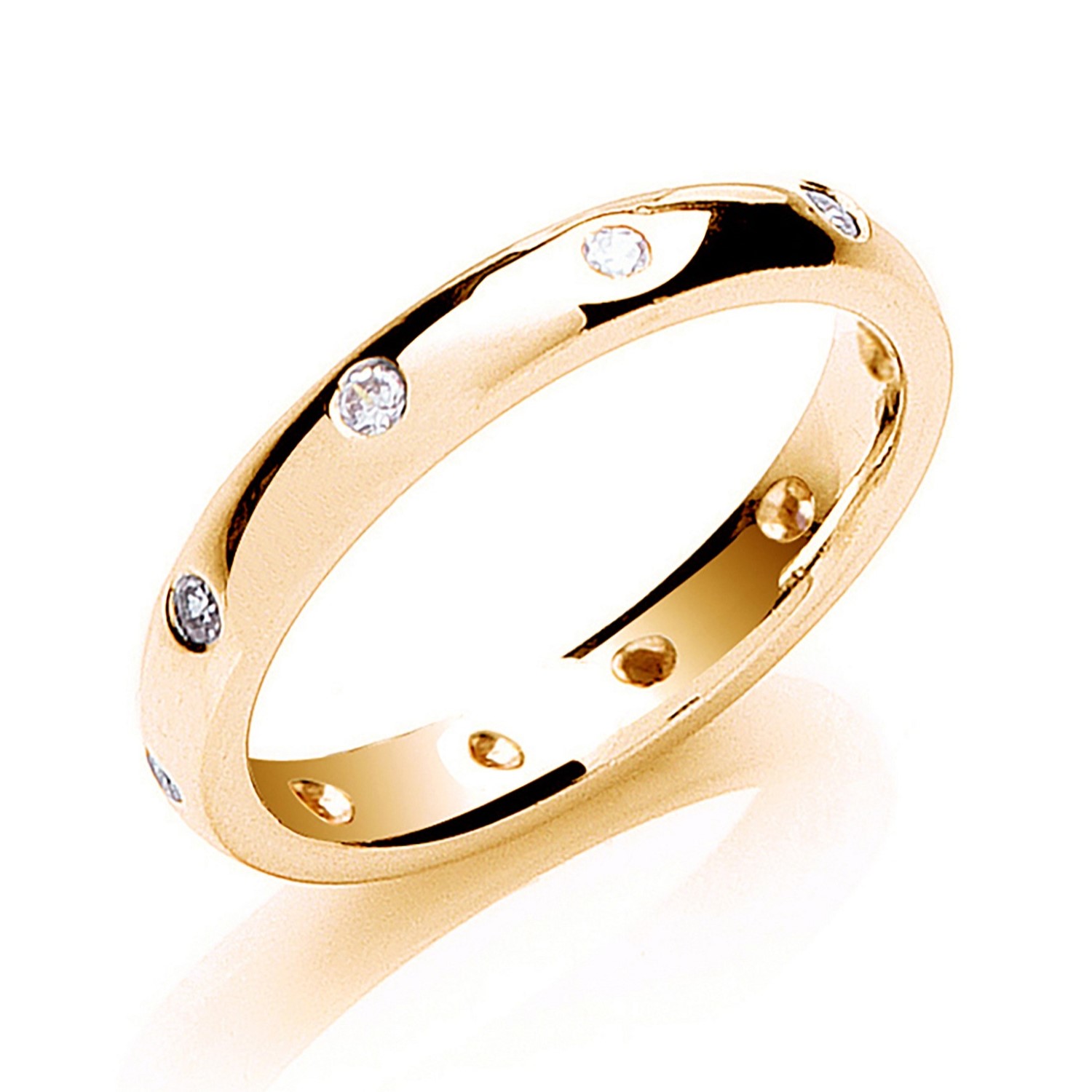Aubree Natural Diamond  Wedding Ring