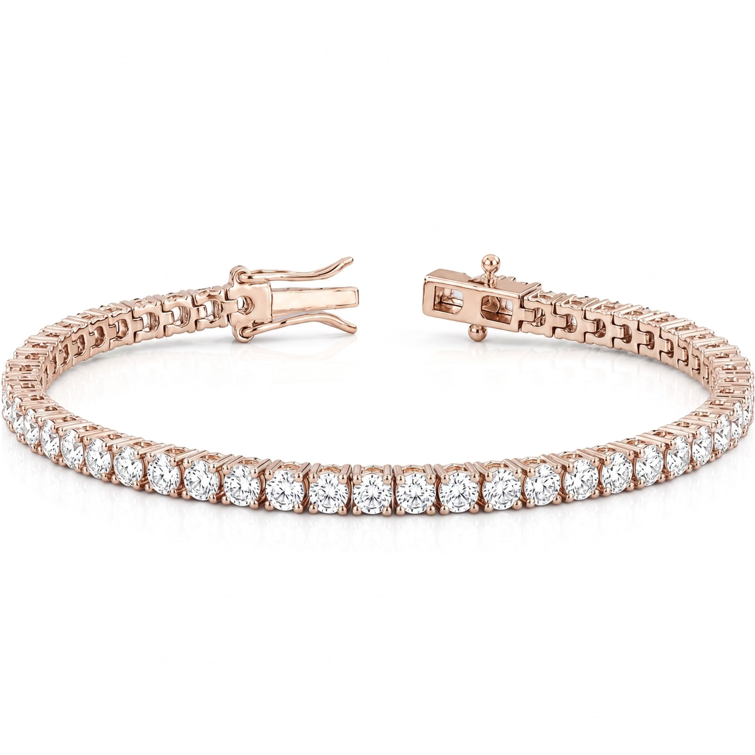 Classic 5.00ct Carat 4 Prong Tennis Diamond Bracelet