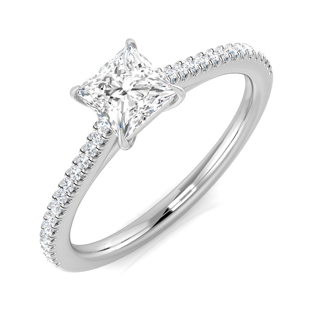 0.61ct Natural Diamond Engagement Rings Ring in Platinum Platinum