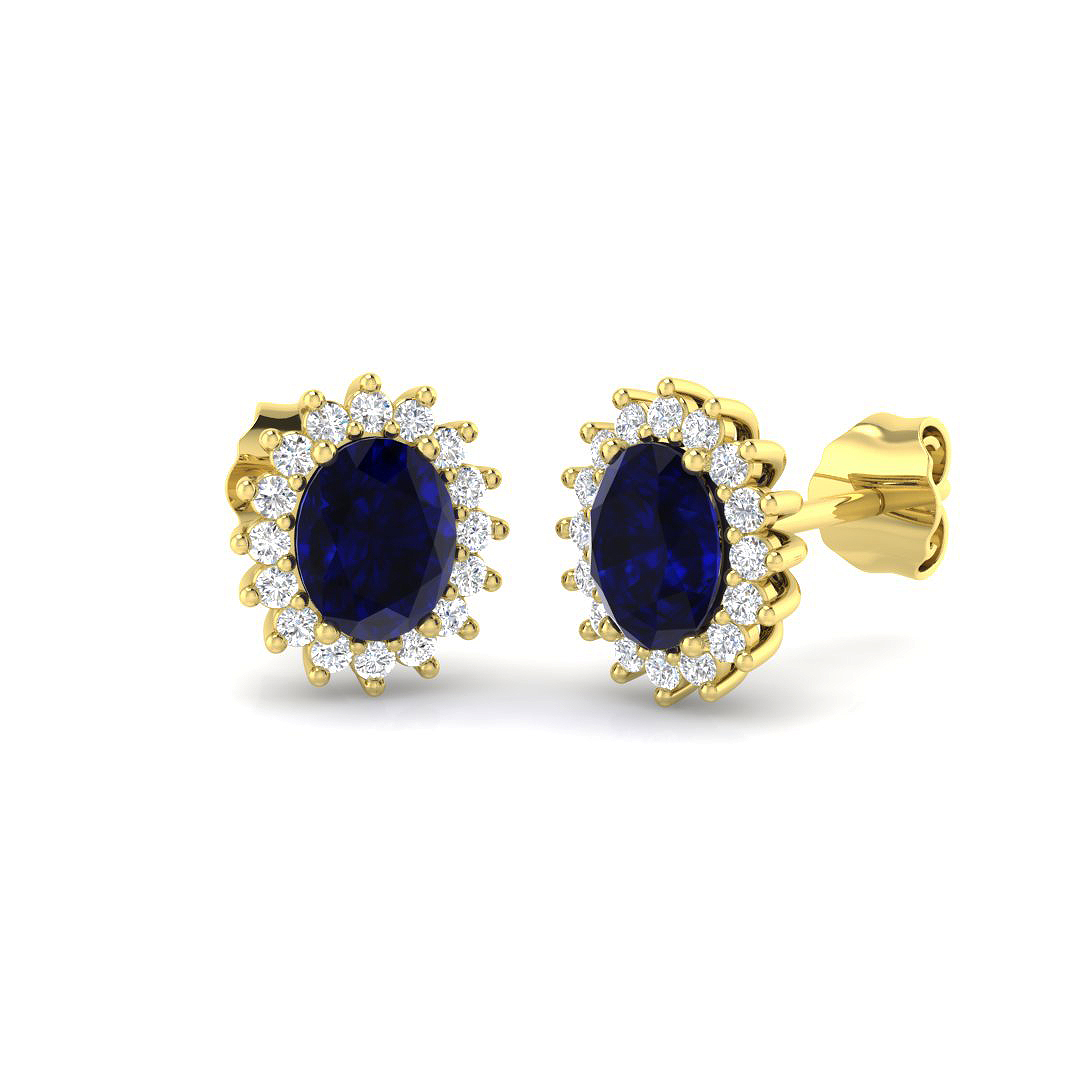 Diana Earrings in 9K Yellow Gold