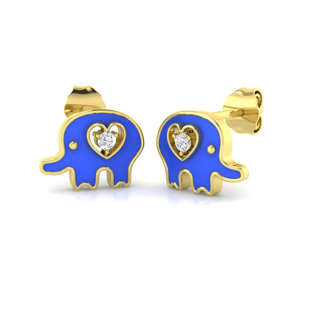 Kids Earrings Earrings in 9K Yellow Gold