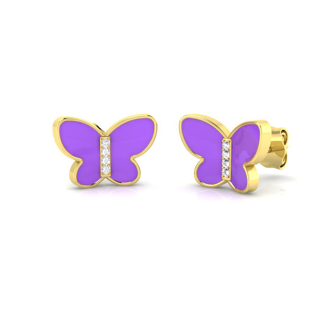Kids Earrings Earrings in 9K Yellow Gold