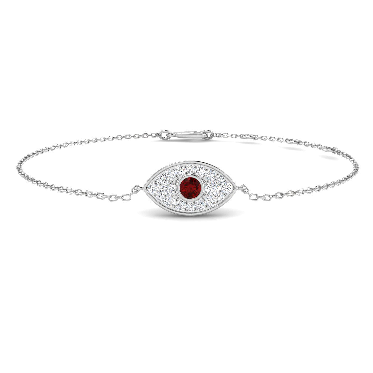 Religious Bracelet in 9K White Gold