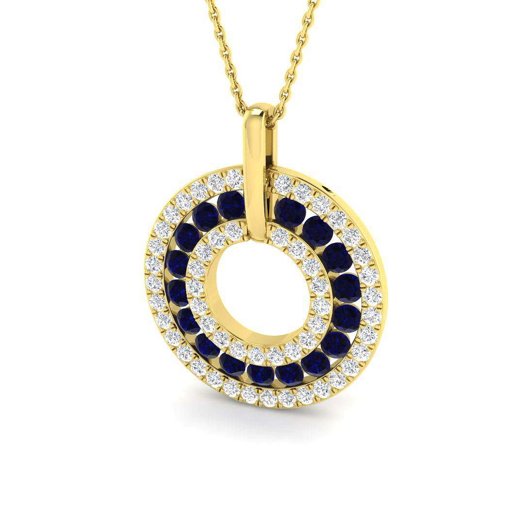 Circle of Life Pendant in 9K Yellow Gold