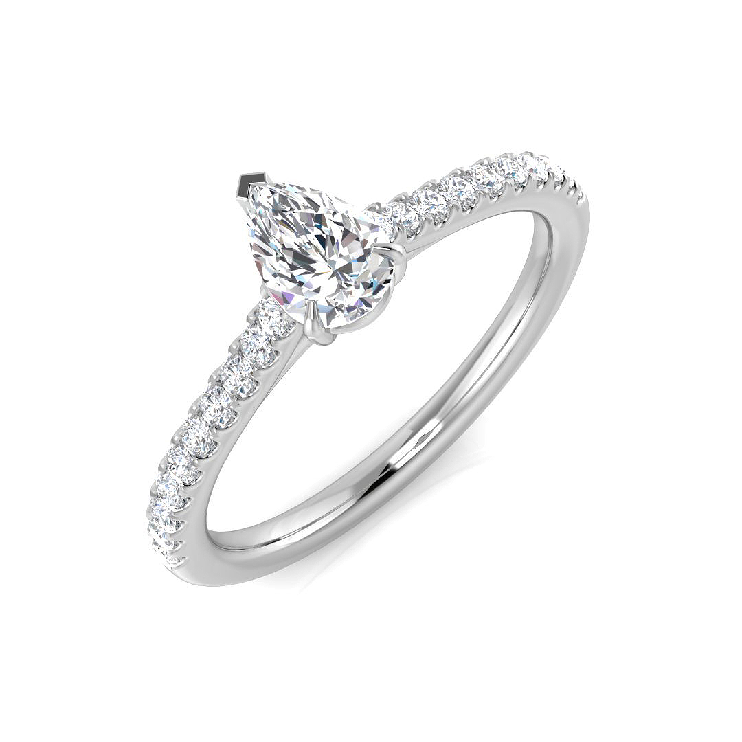0.72ct Natural Diamond Engagement Rings Ring in Platinum Platinum