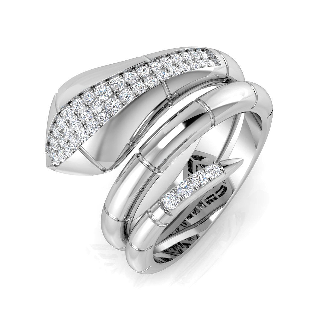 0.27ct Natural Diamond Fancy Ring in Platinum Platinum