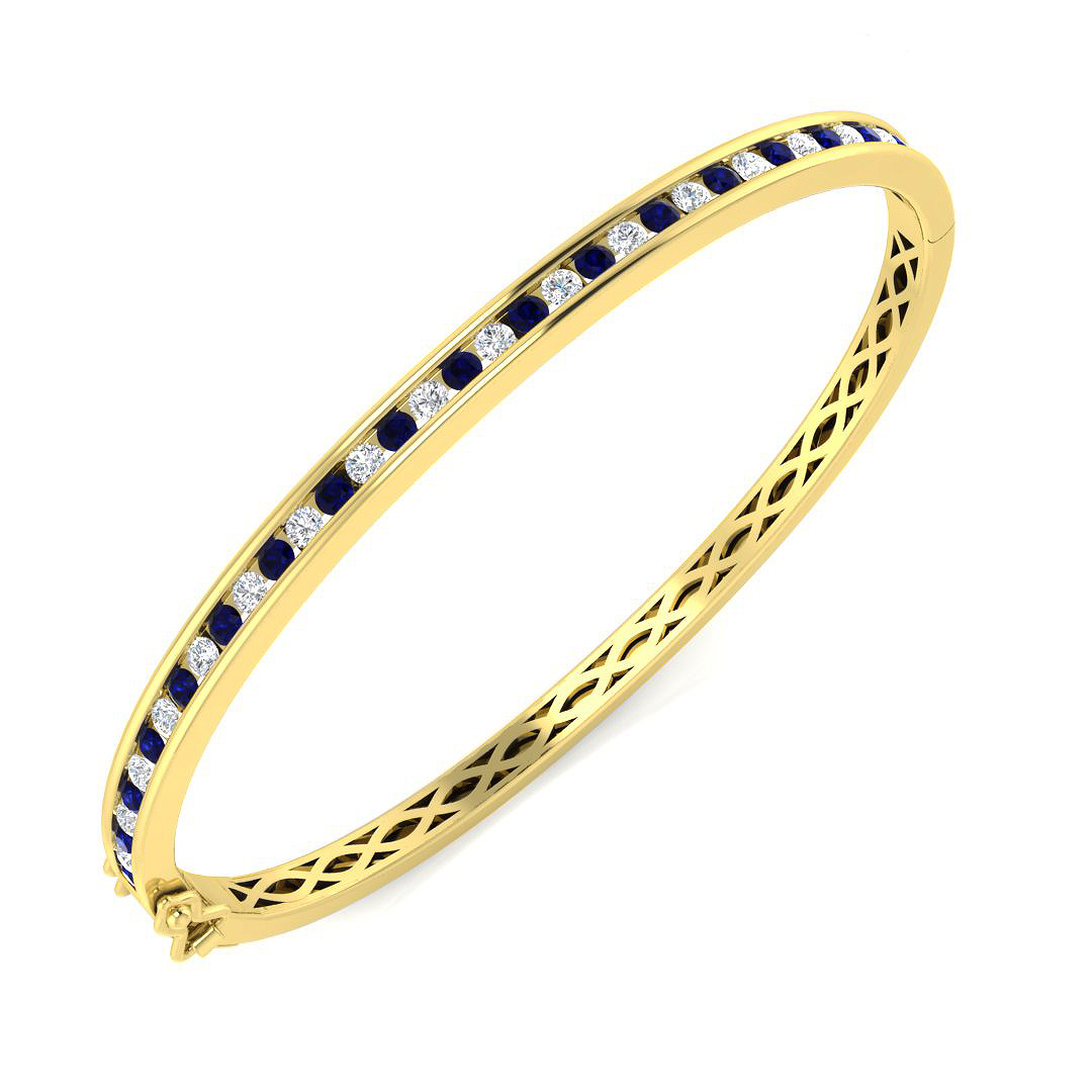 Gemstone Bangles Bangle in 18K Yellow Gold