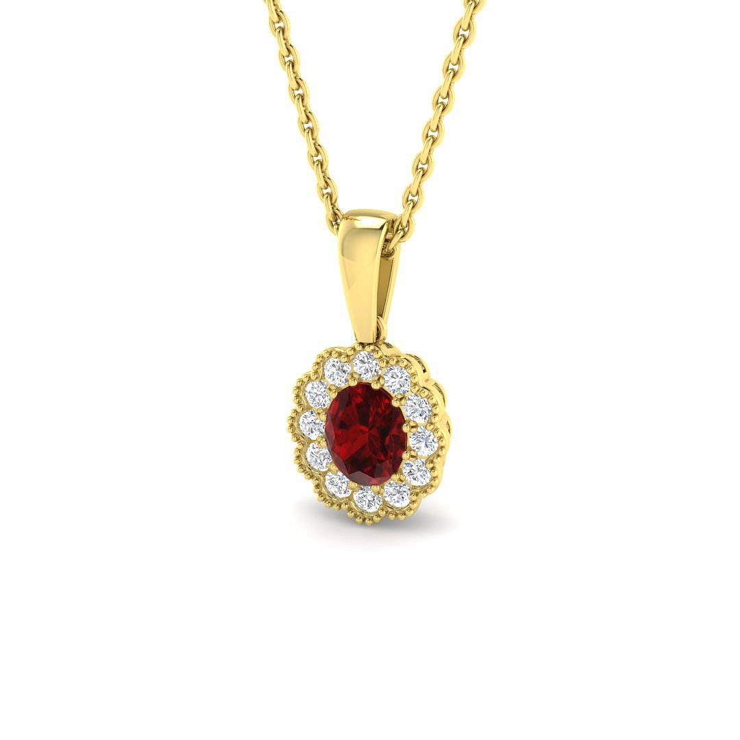Necklace Pendant in 9K Yellow Gold