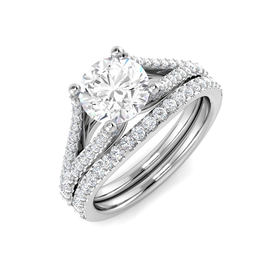 1.46ct Lab-Grown Diamond Engagement Rings Ring in Platinum Platinum