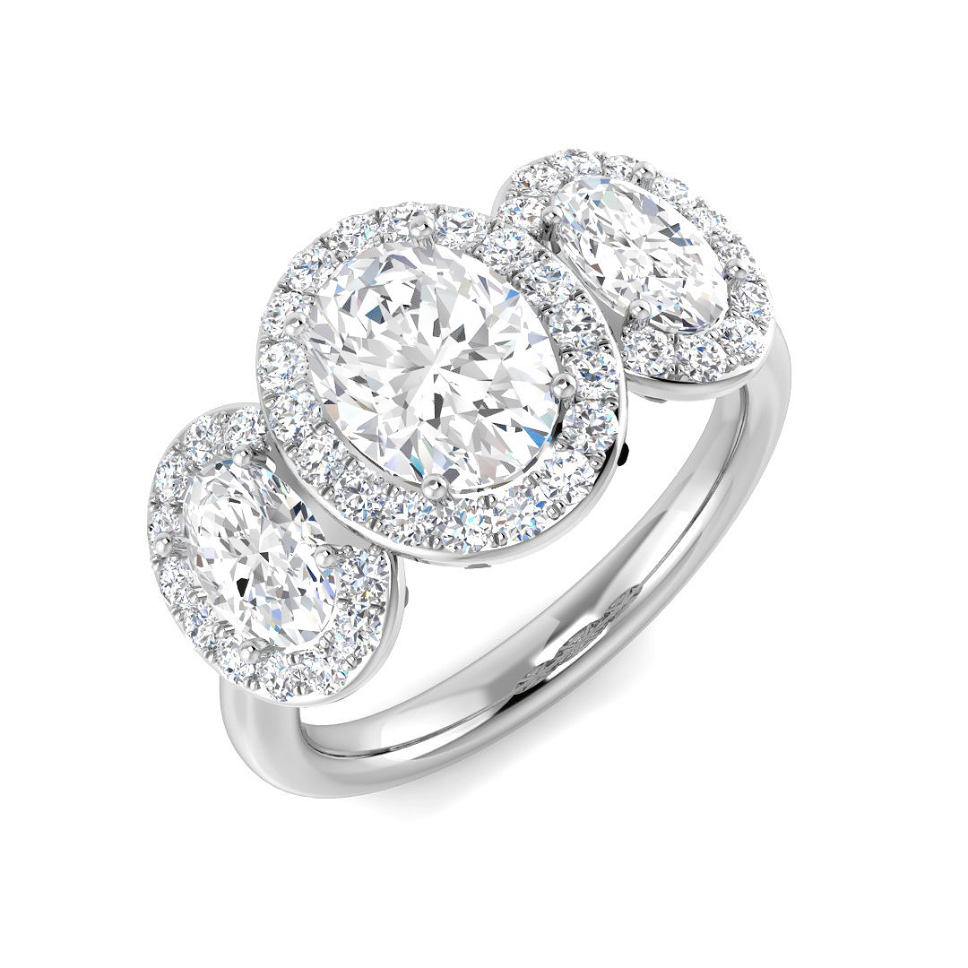 2.34ct Lab-Grown Diamond Engagement Rings Ring in Platinum Platinum