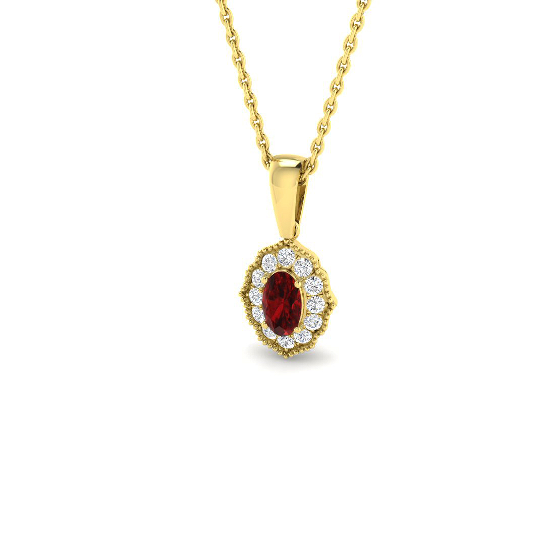 Necklace Pendant in 9K Yellow Gold