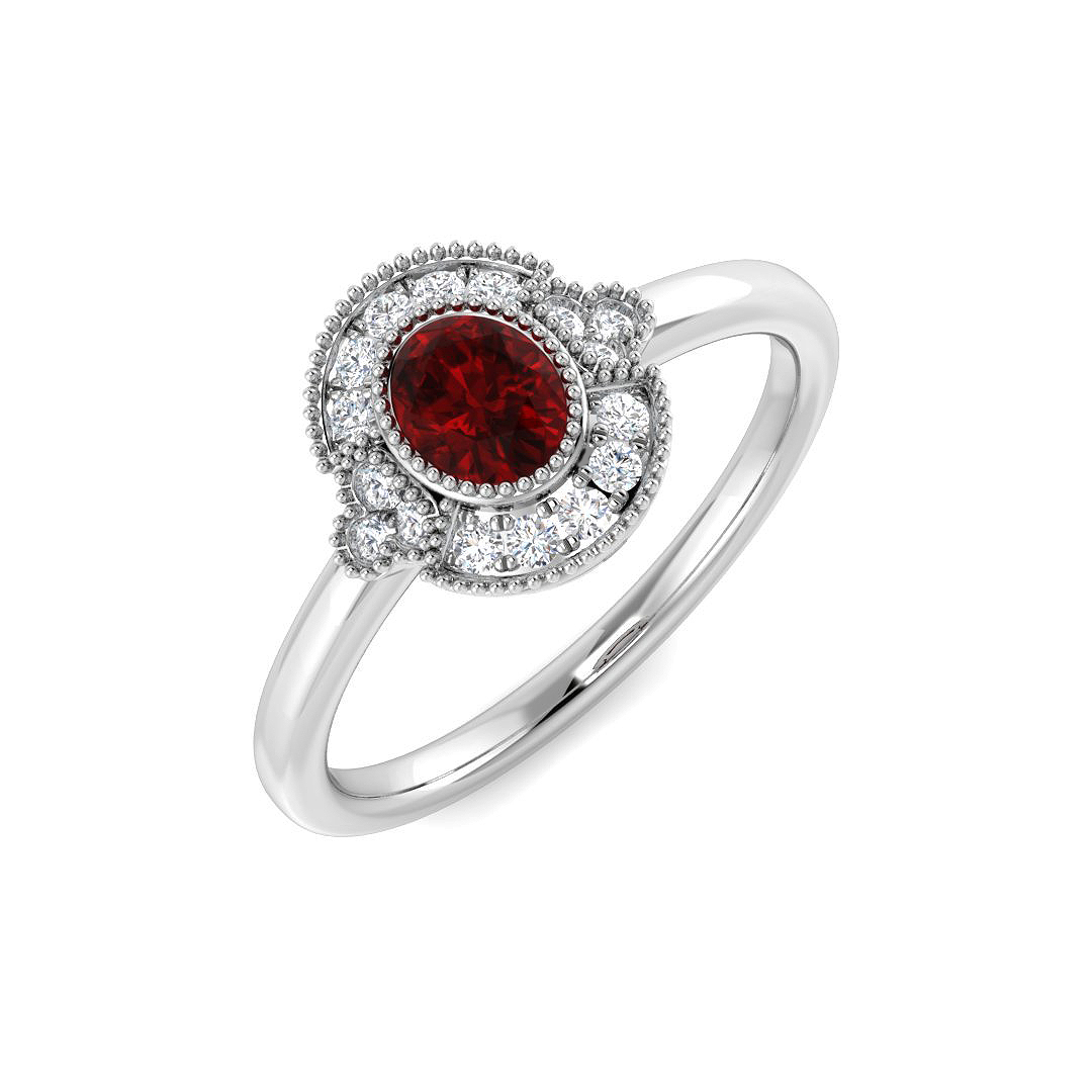 Rings Ring in 9K White Gold