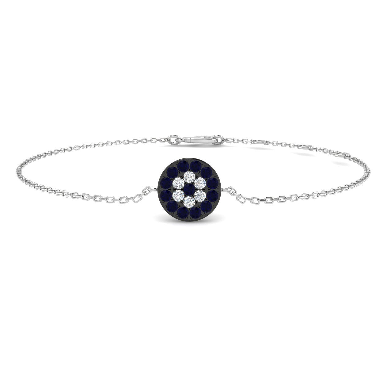 Religious Bracelet in 9K White Gold