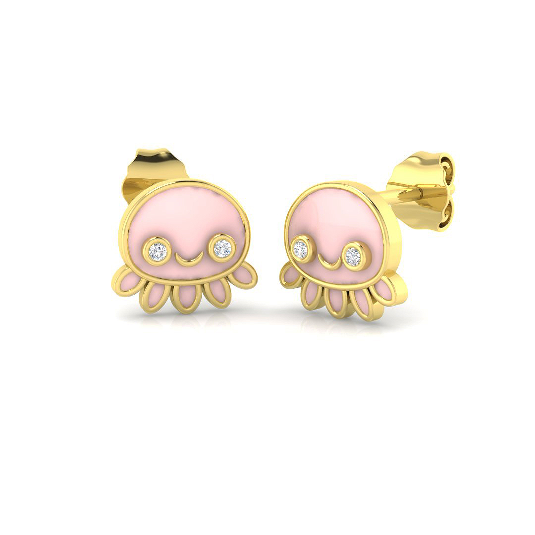 Kids Earrings Earrings in 9K Yellow Gold