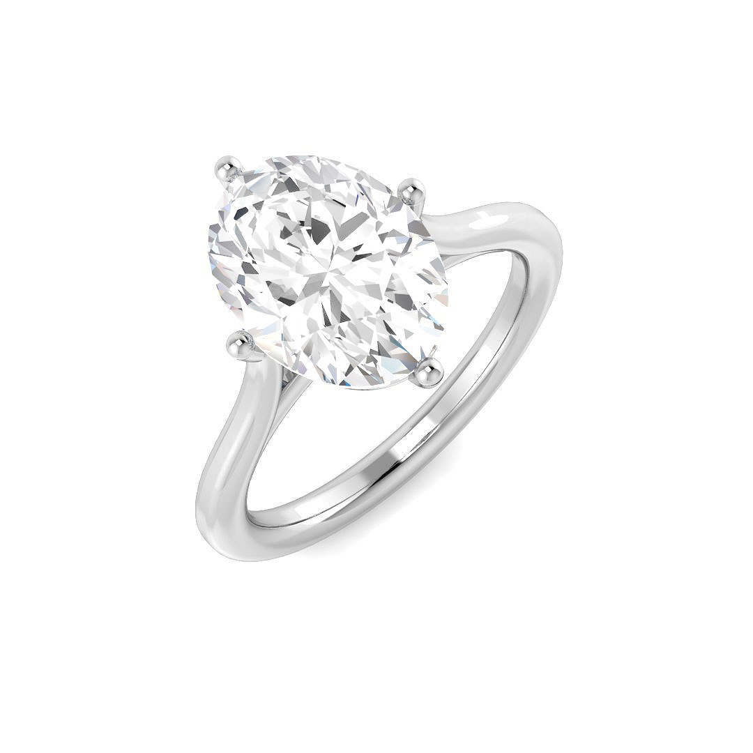 2.02ct Lab-Grown Diamond Engagement Rings Ring in 9K White Gold