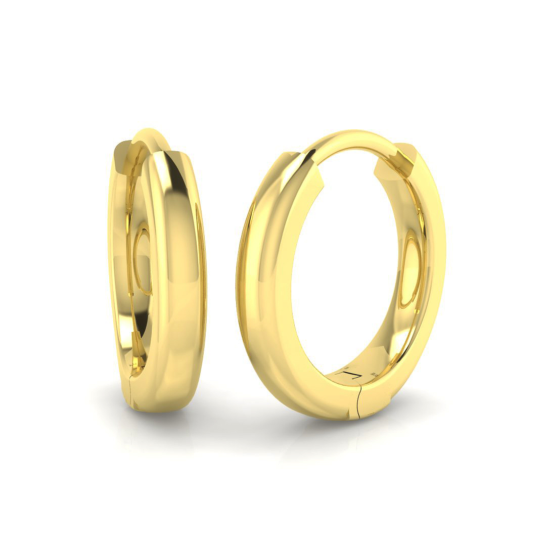 Hoops Earrings in 18K Yellow Gold