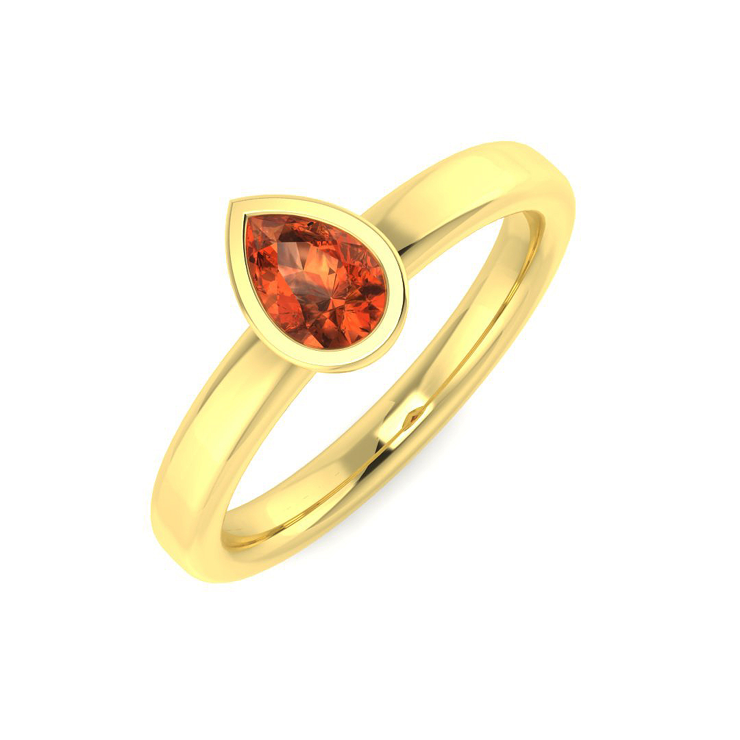 Multi Sapphire Ring in 18K Yellow Gold