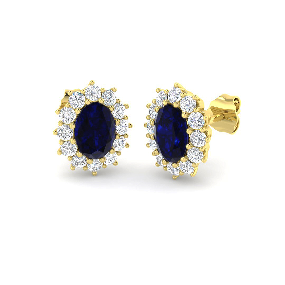 Diana Earrings in 9K Yellow Gold