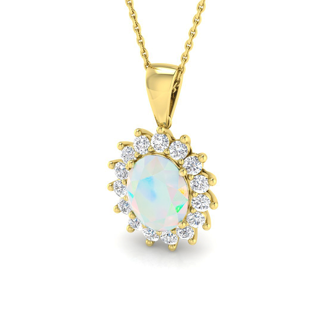 Diana Pendant in 9K Yellow Gold