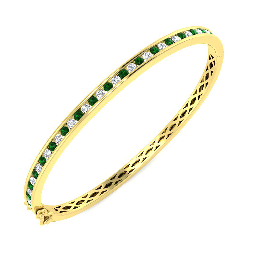 Gemstone Bangles Bangle in 18K Yellow Gold