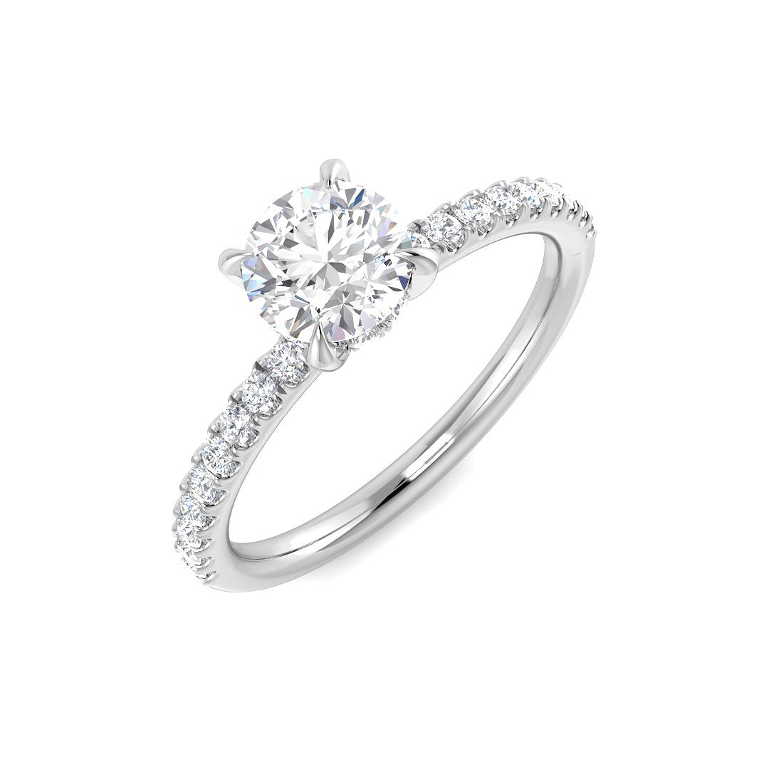 1.02ct Lab-Grown Diamond Engagement Rings Ring in Platinum Platinum