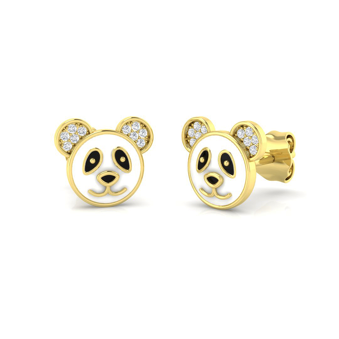 Kids Earrings Earrings in 9K Yellow Gold