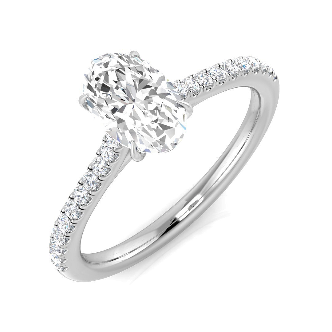 0.83ct Natural Diamond Engagement Rings Ring in Platinum Platinum