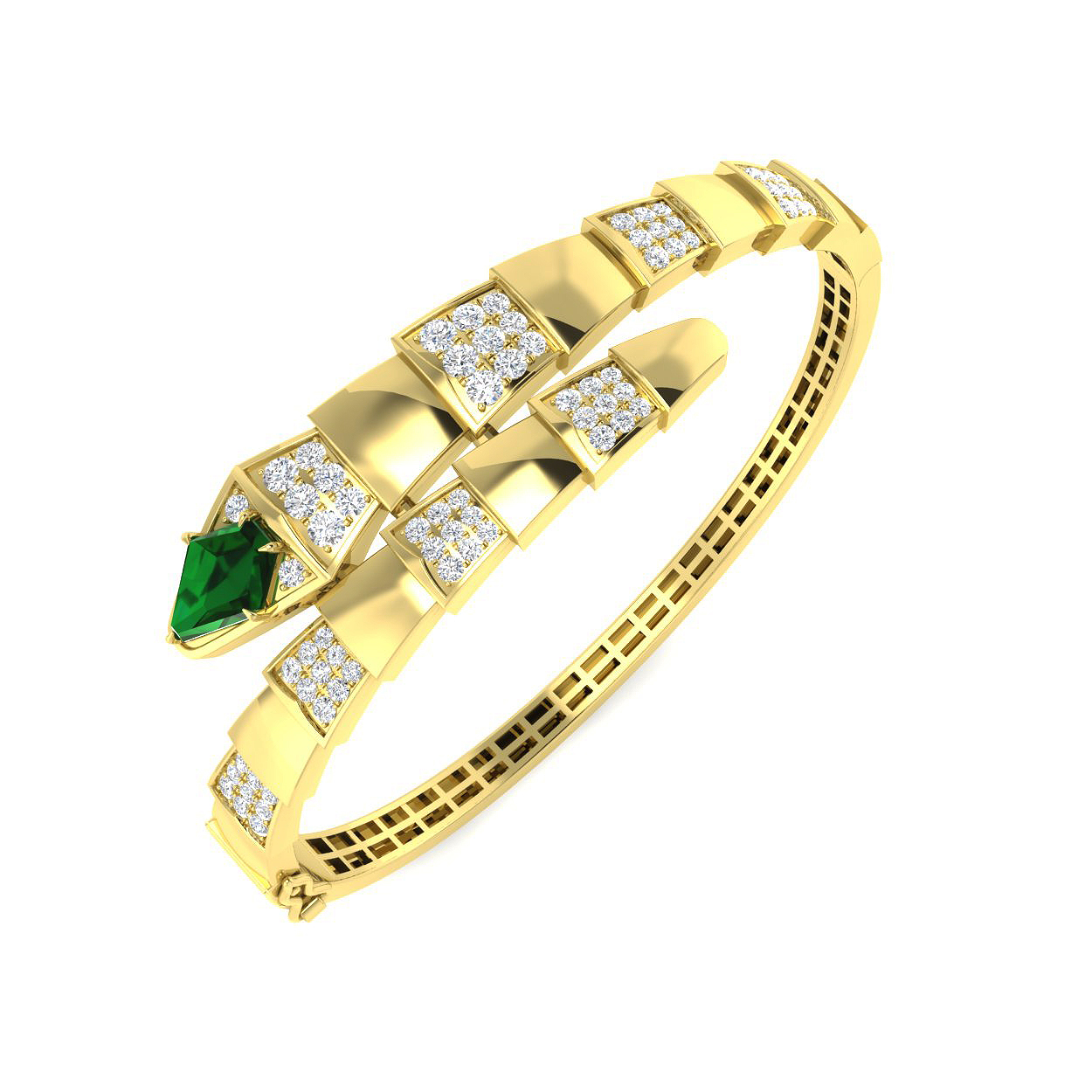 Gemstone Bangles Bangle in 18K Yellow Gold