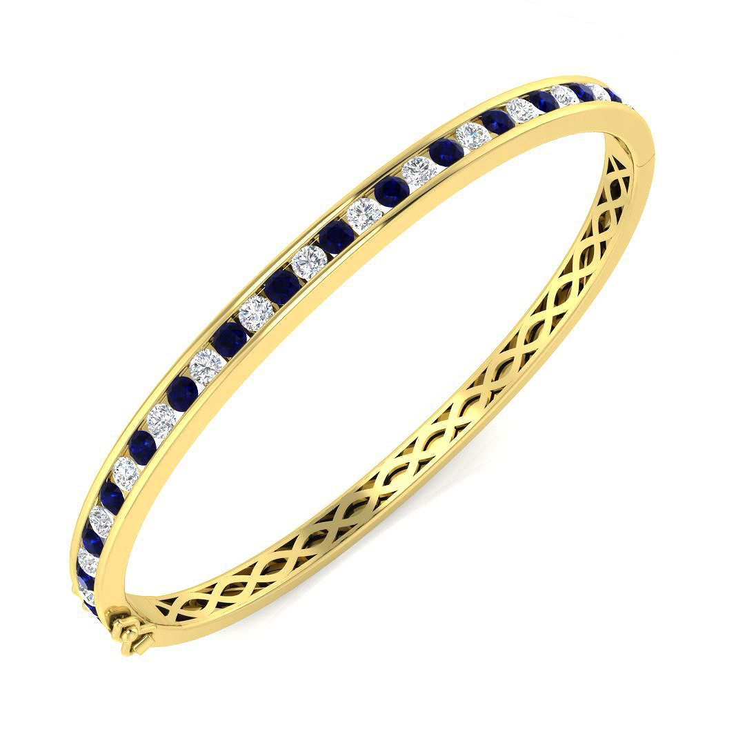 Gemstone Bangles Bangle in 18K Yellow Gold