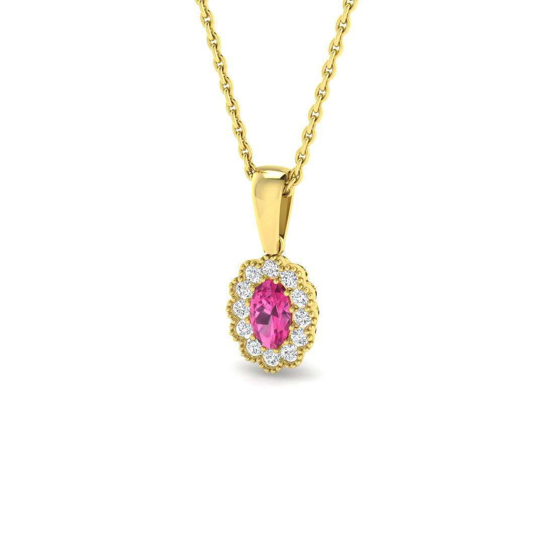 Vintage Pendant in 9K Yellow Gold