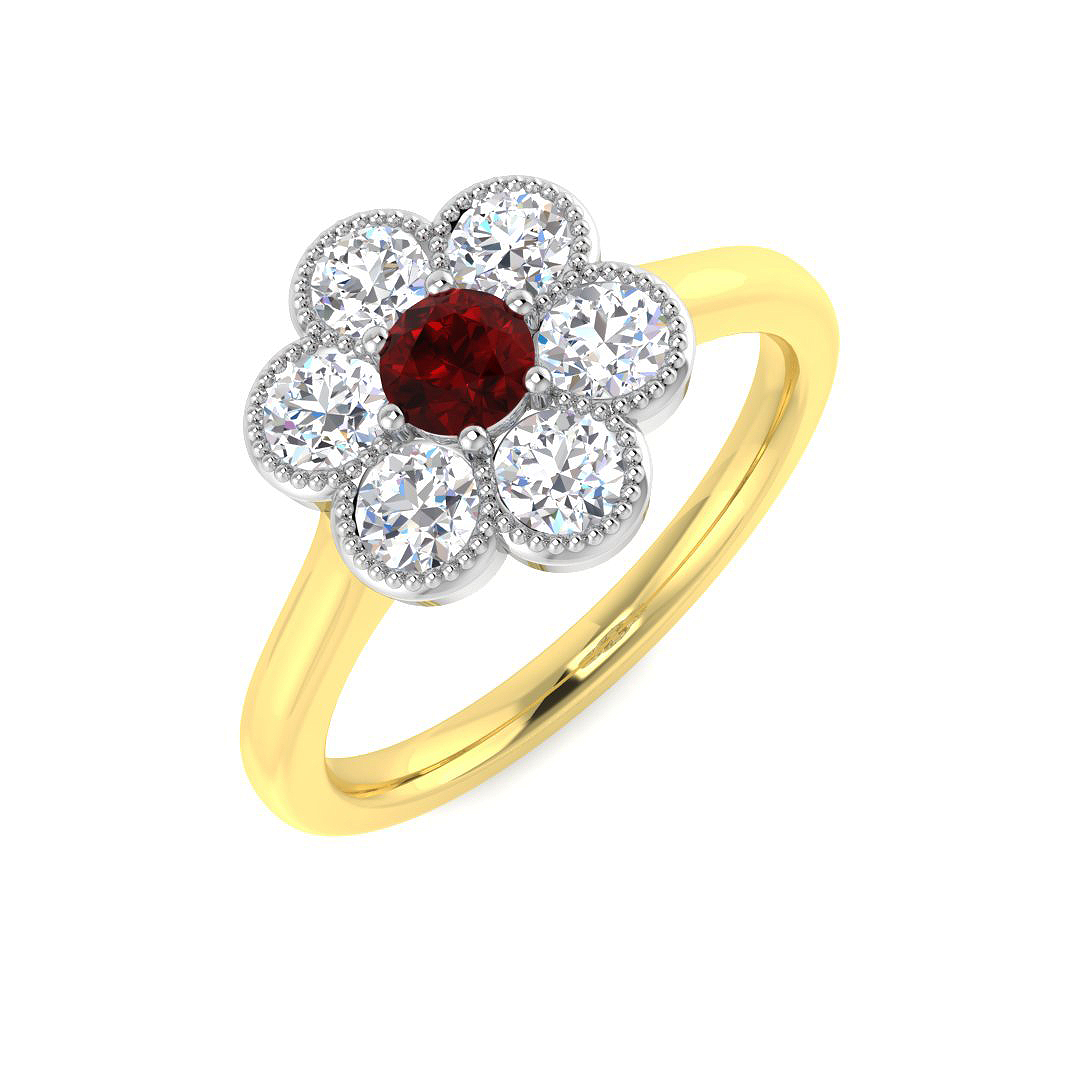Rings Ring in 9K Two Tone
