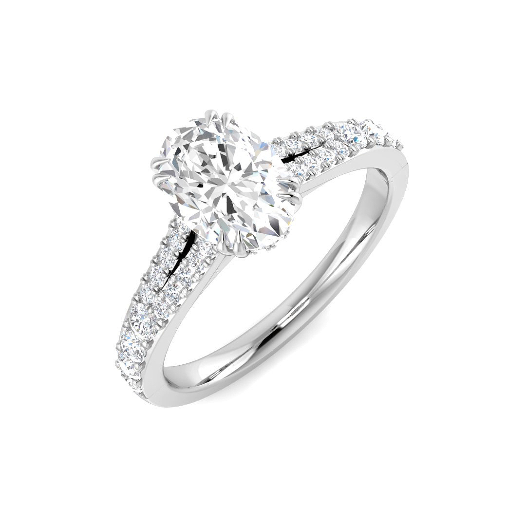 1.34ct Lab-Grown Diamond Engagement Rings Ring in Platinum Platinum
