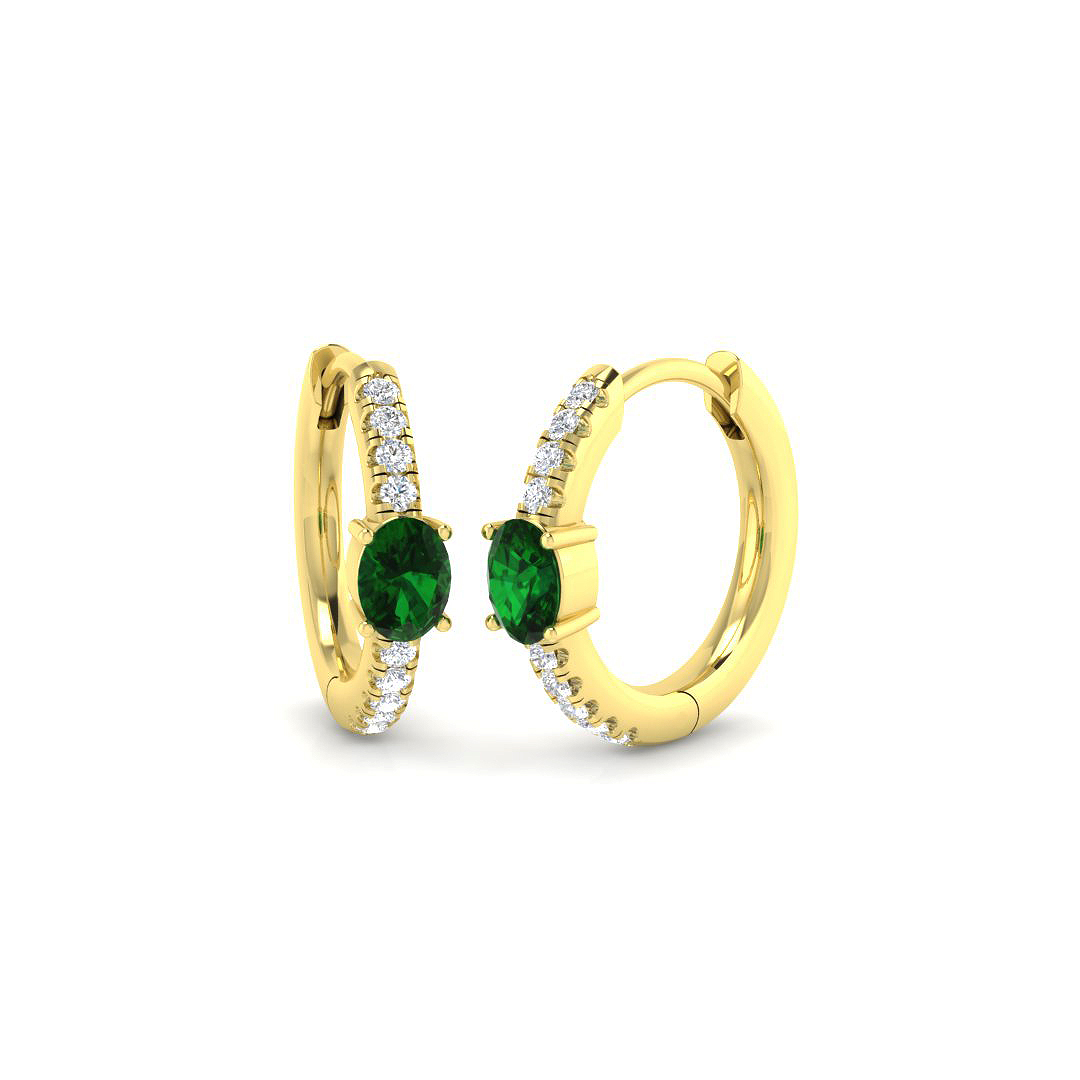 Hoops Earrings in 18K Yellow Gold