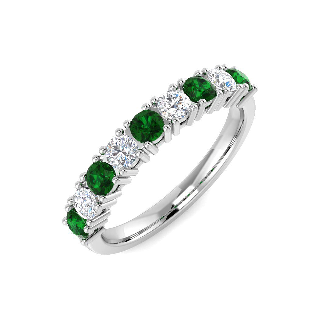Eternity Rings Ring in 9K White Gold