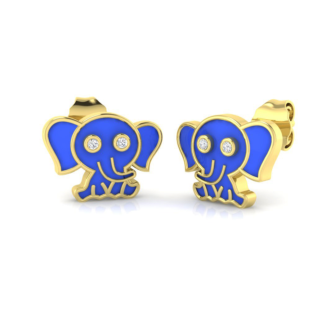 Kids Earrings Earrings in 9K Yellow Gold