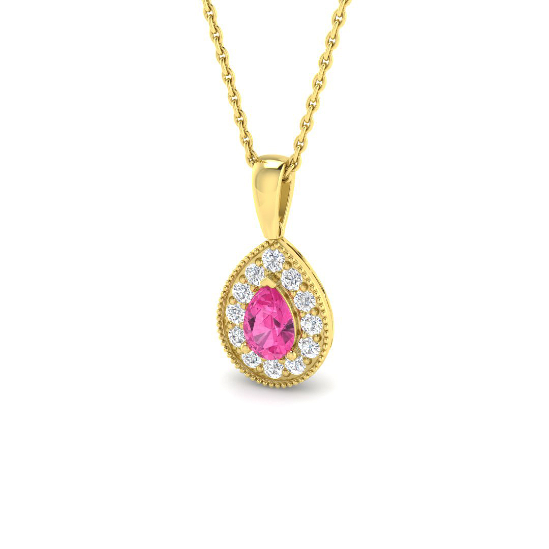 Vintage Pendant in 9K Yellow Gold