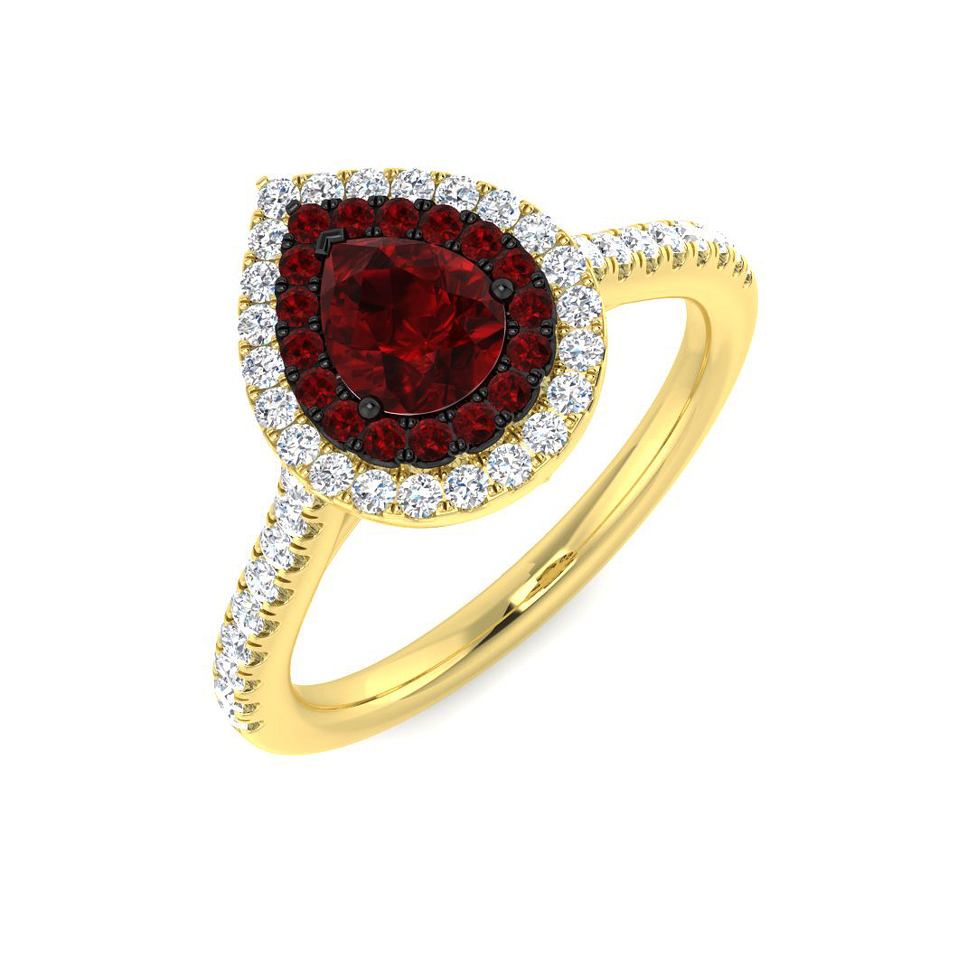 Ruby Ring in 18K Yellow Gold