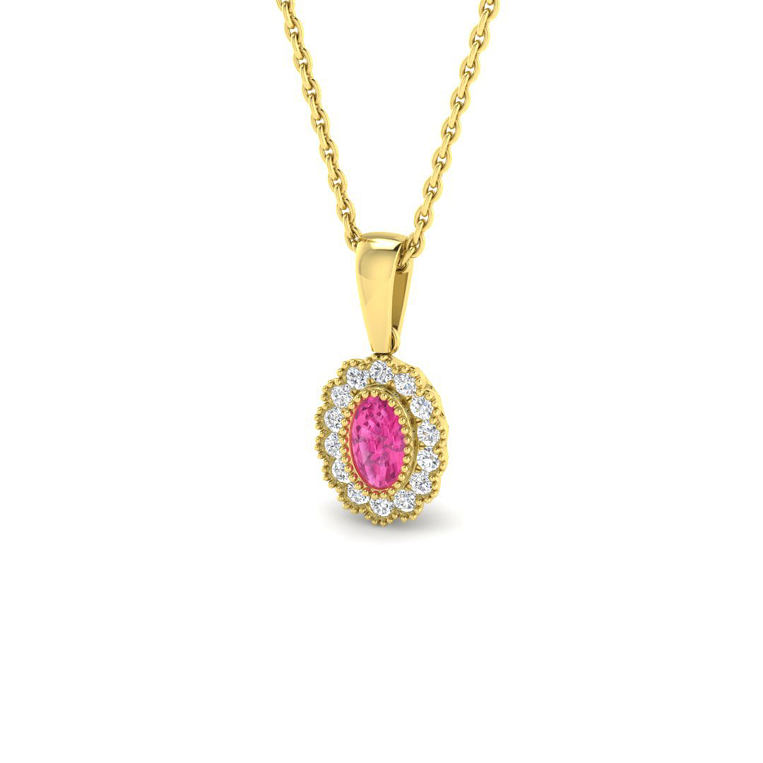 Necklace Pendant in 9K Yellow Gold