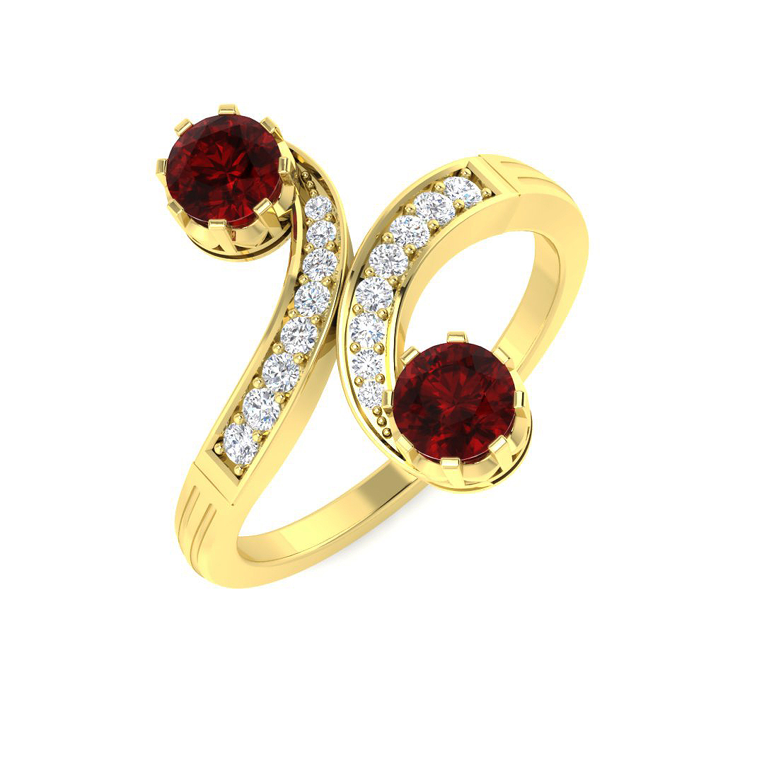 Ruby Ring in 18K Yellow Gold