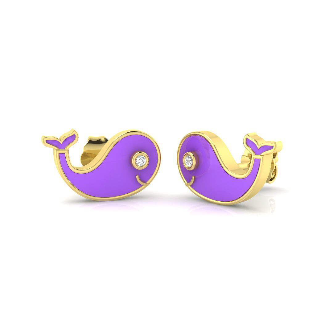 Kids Earrings Earrings in 9K Yellow Gold