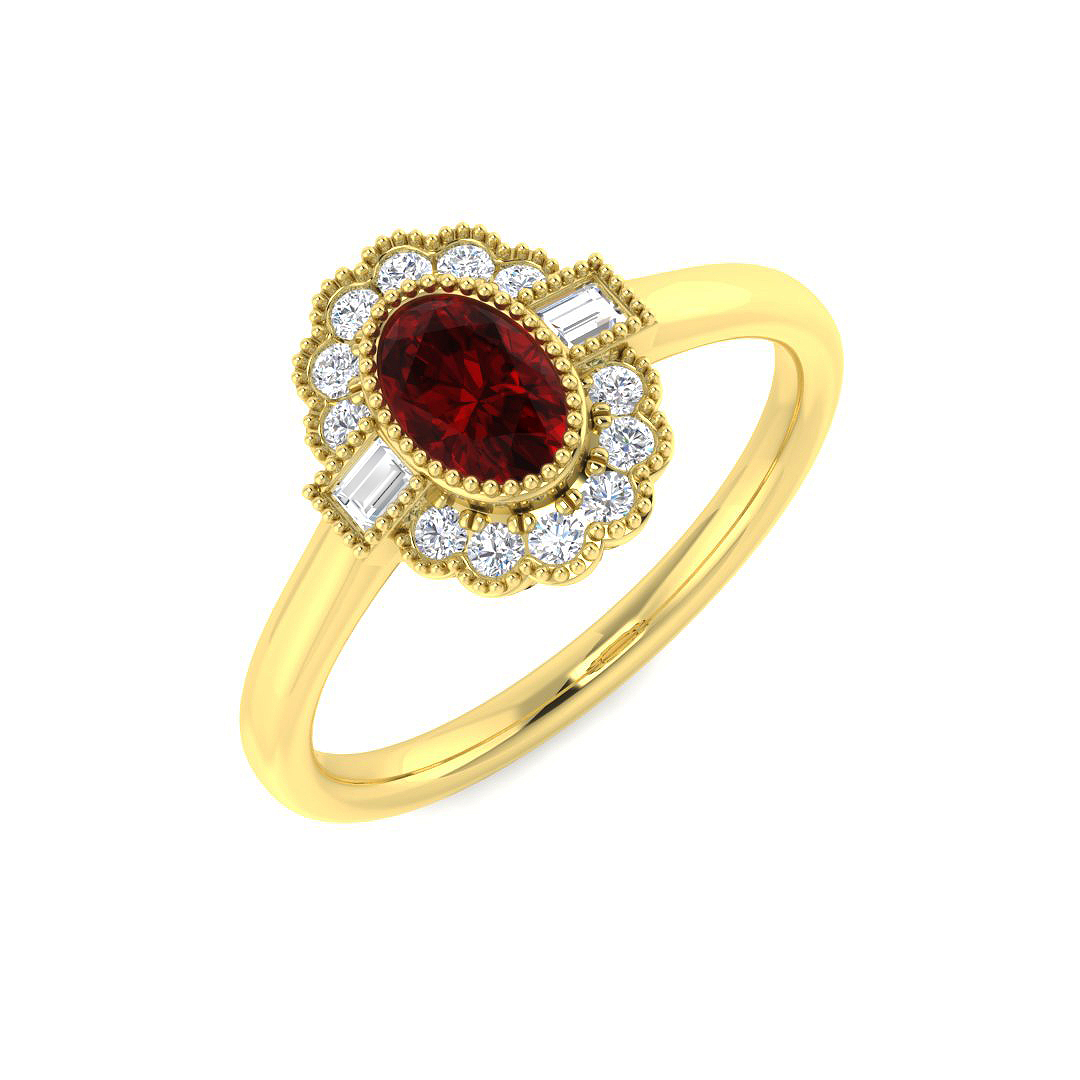 Rings Ring in 9K Yellow Gold