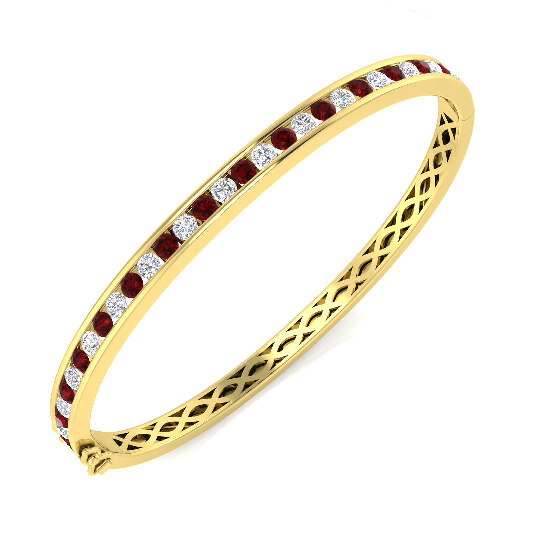 Gemstone Bangles Bangle in 18K Yellow Gold