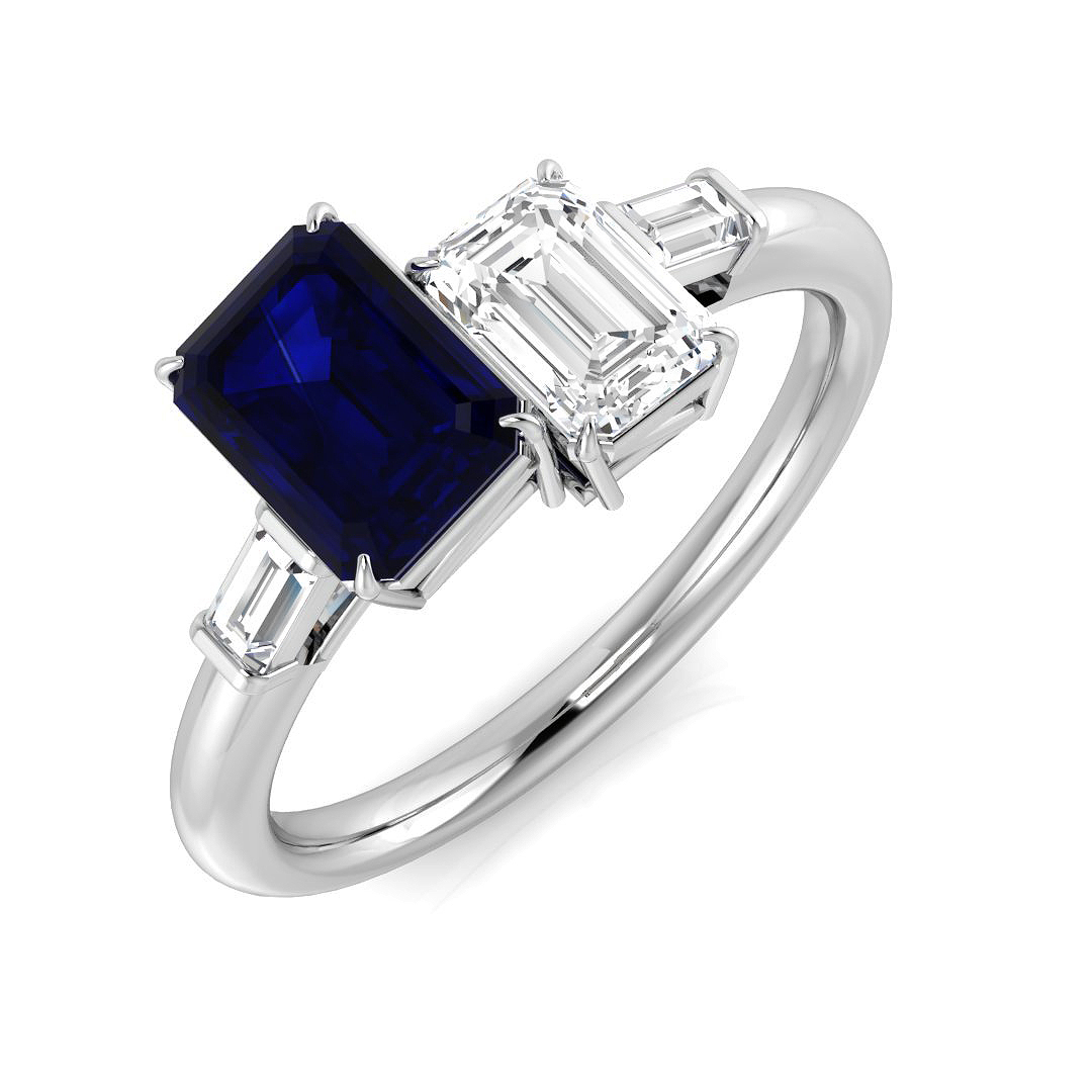 Fancy Ring in Platinum Platinum