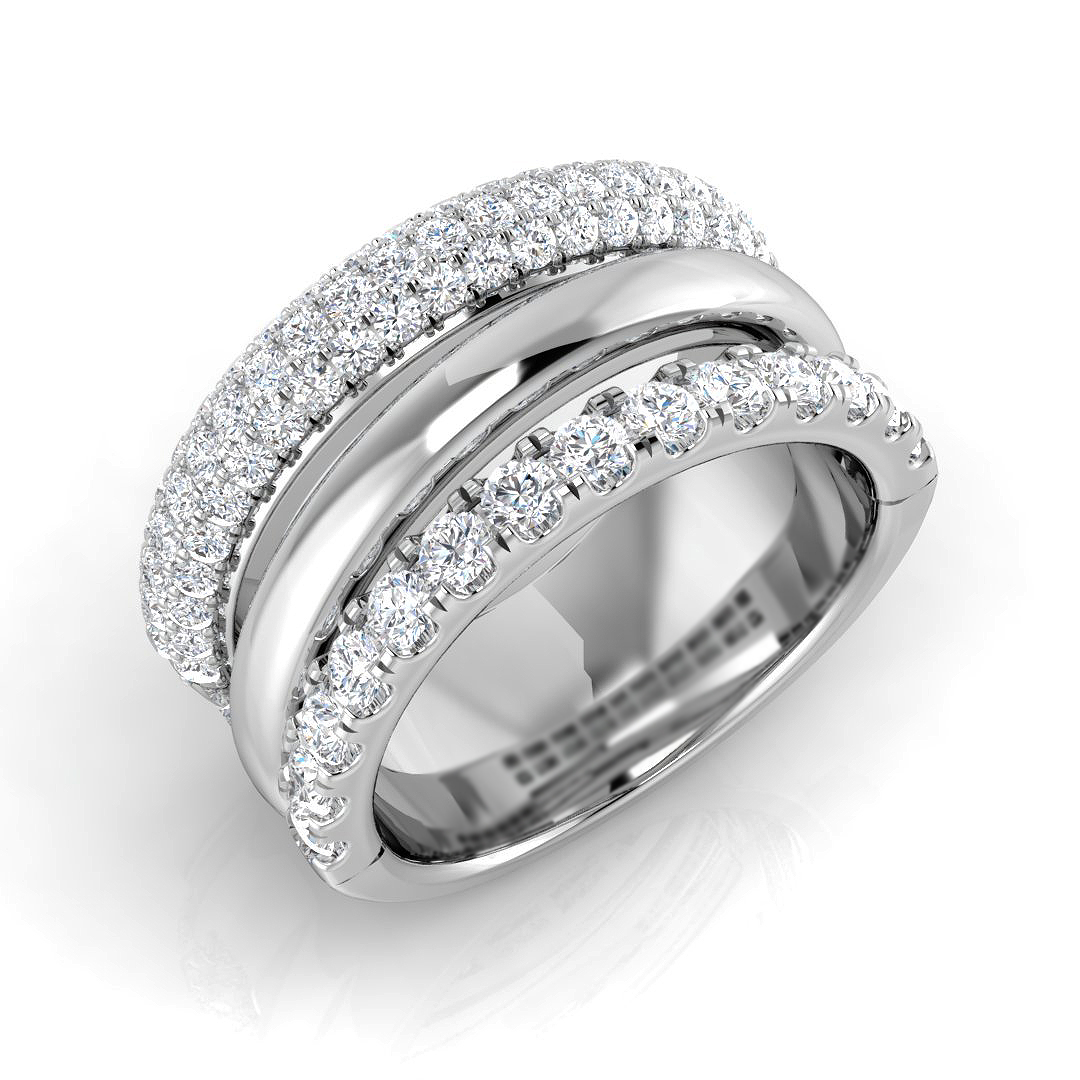1.40ct Natural Diamond Fancy Ring in Platinum Platinum