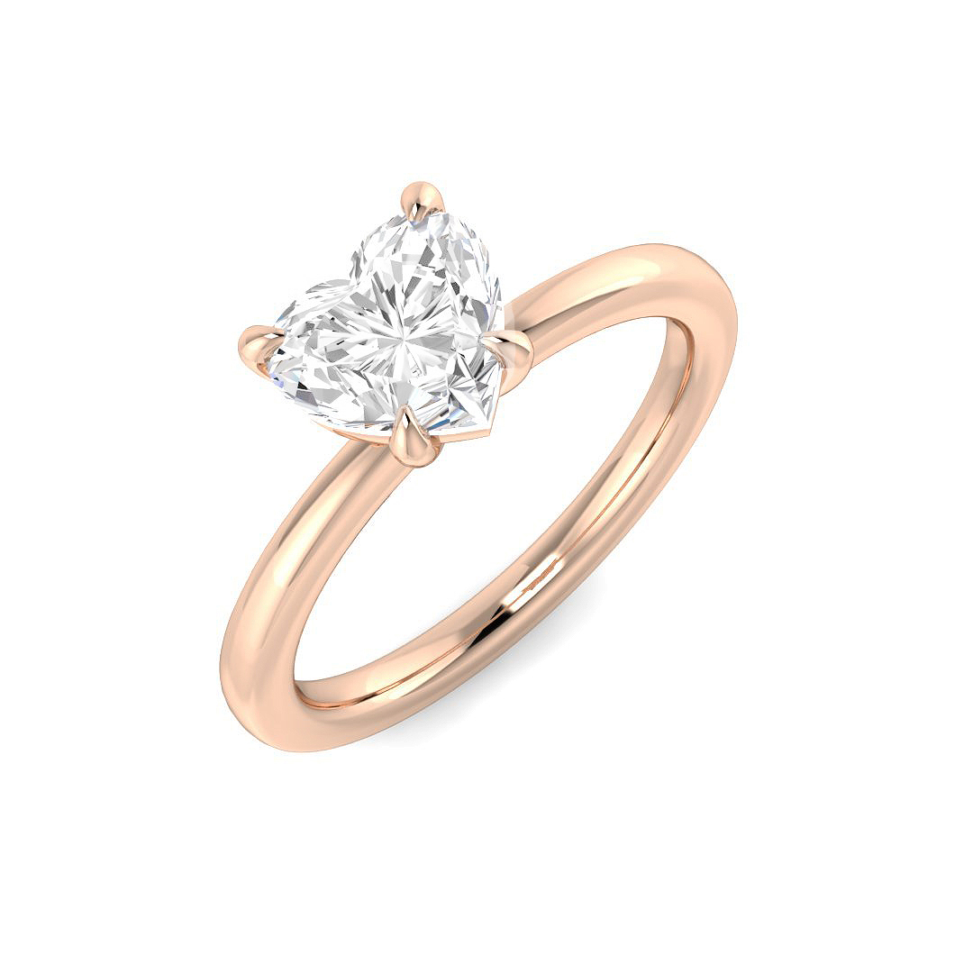 Belto Natural Heart Shape Diamond Ring