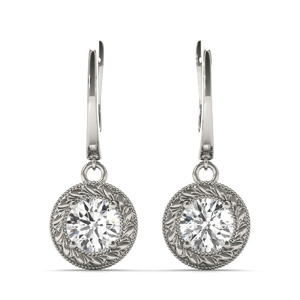 Kimbro Natural 4 Prong Set Diamond Earrings