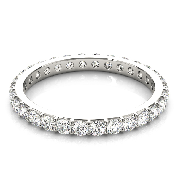 Zoya 0.40ct Round Cut Shared Prong Diamond Full Eternity Ring