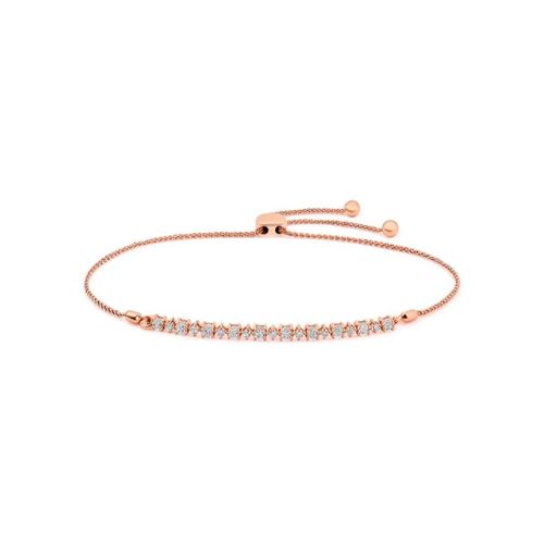 Paveye Natural 4 Prong  Diamond Bracelet